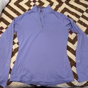 Nike Lavender 1/4 Zip Performance Top
